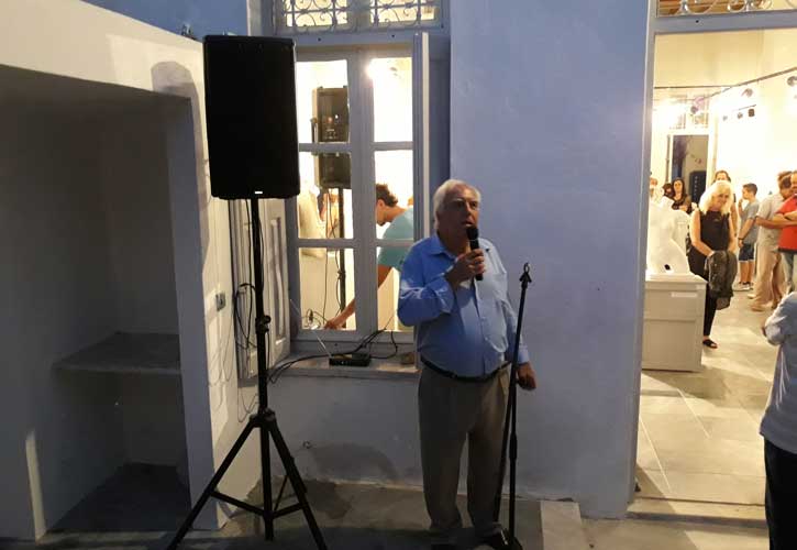 Le président du centre spirituel Panormos, M. Manolis Sohos