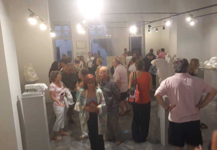 Inauguration de l'exposition des sculpteurs de marbre de Tinian